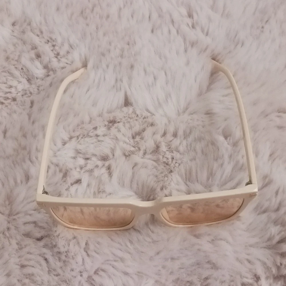 Cream Square Sunglasses - Picture 2 of 5